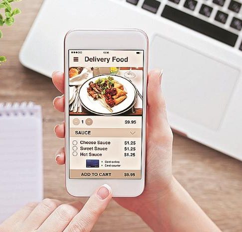 Delivery Food App In A Phone